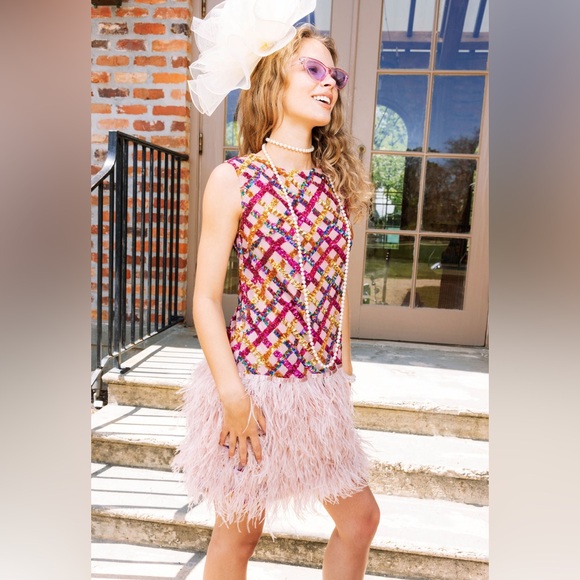 QUEEN OF SPARKLES DRESS SIZE XS - Picture 6 of 6